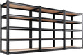 AOAORRG Set of 3 Storage Shelves, 45.6" W Garage Shelving, Heavy Duty Metal by Unknown