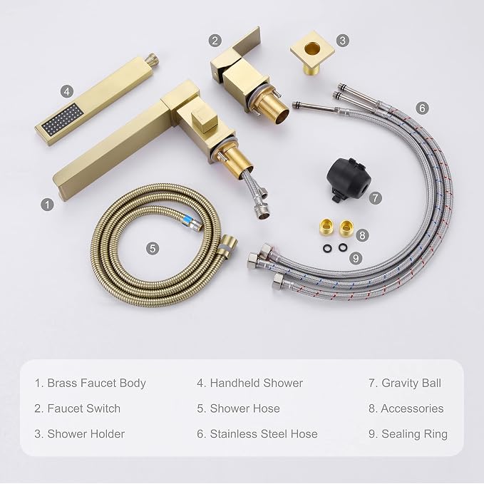 TapLong Waterfall Tub Filler Faucet - Image 9