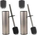 Toilet Brush and Holder, Stainless Steel Toilet Brushes by KLDKLD
