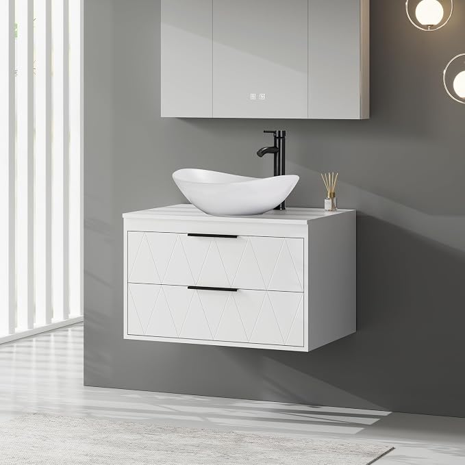 eclife 30" Floating Bathroom Vanities by eclife