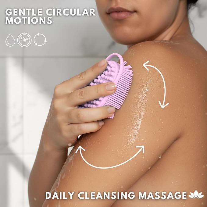 Silicone Body Scrubber for Shower - Image 2