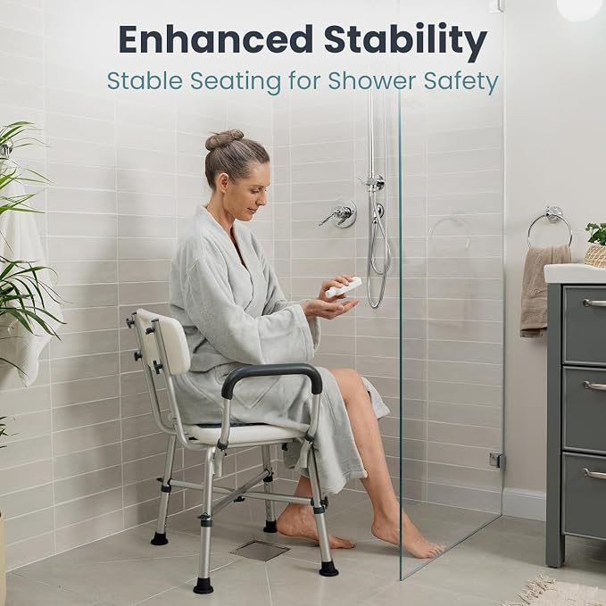 PELEGON Shower Chair for Elderly and Disabled - Image 6