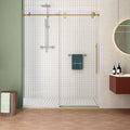 Sunrosa Frameless Shower Door, Glass Shower Door by ElevateYourEverydayShower