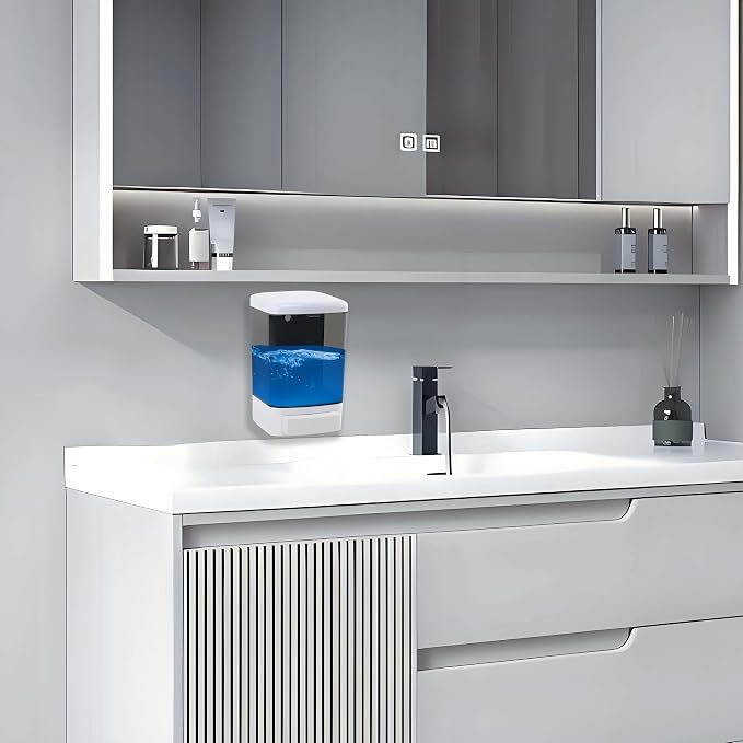 Manual Soap Dispenser Kitchen Bathroom Wall Mounted Hand Dispensers Commercial - Image 7