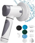 Electric Spin Scrubber, Power Scrubber Dual Speeds Cordless Shower Scrub Brush by Wildley