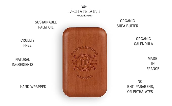 La Chatelaine Soap Supply Tin Gift Set |Unisex, Women| Plant-based shea butter - Image 3