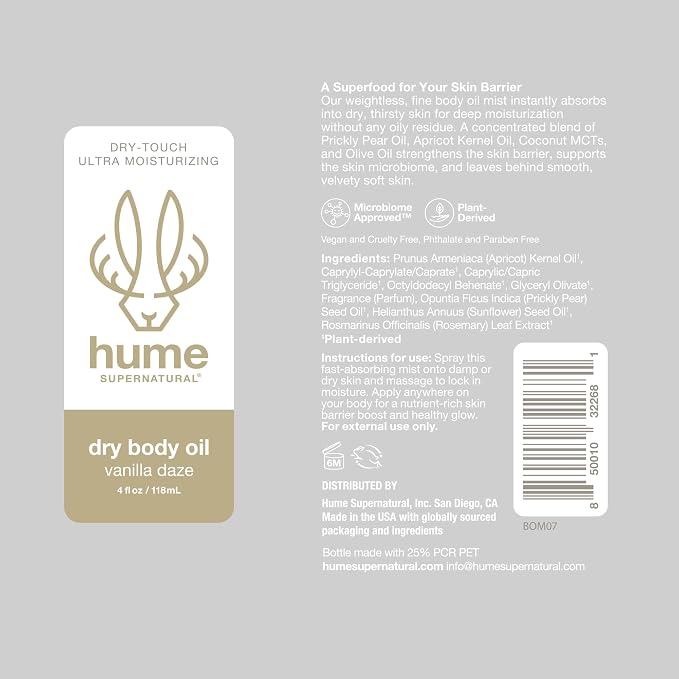 HUME SUPERNATURAL Dry Body Oil Spray - Image 9