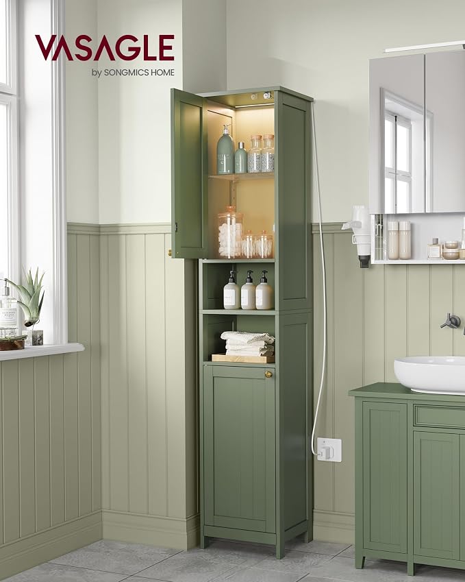 VASAGLE Tall Storage Cabinet - Image 2