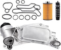 Engine Oil Cooler Filter Aluminum Housing Assembly Adapter Kit by Mardarth