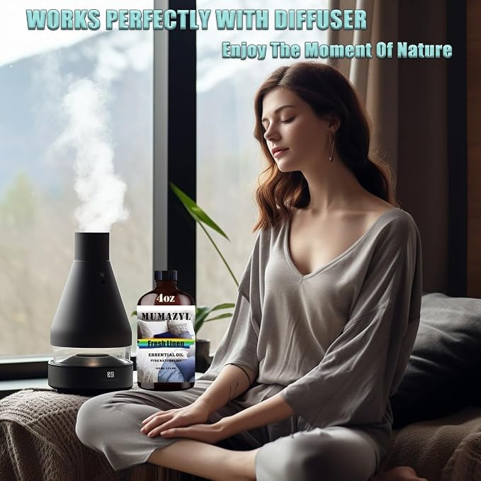 Fresh Linen Essential Oil, Fresh Linen Oil 4 Fl Oz 120ML - Image 3