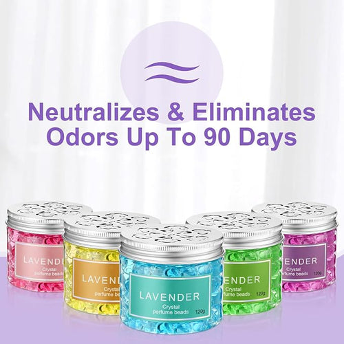 10 Pack Odor Eliminator Gel Beads, Pet Scents Gel Deodorizing Air Fresheners - Image 2