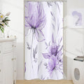 Small Stall Boho Watercolor Floral Shower Curtain 36 x 72, Artistic Narrow Half by Decorateyourhome