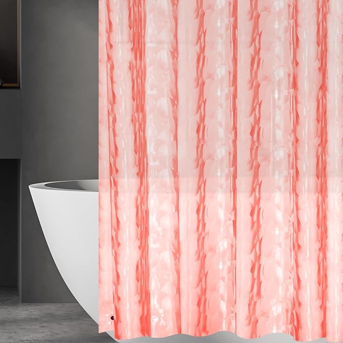 Ga-Geetopia EVA 3D Coral Pearl Water Cube Plastic Shower Curtain Liner by Ga-Geetopia