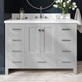 ARIEL Cambridge 49" Grey Bathroom Vanity by Ariel