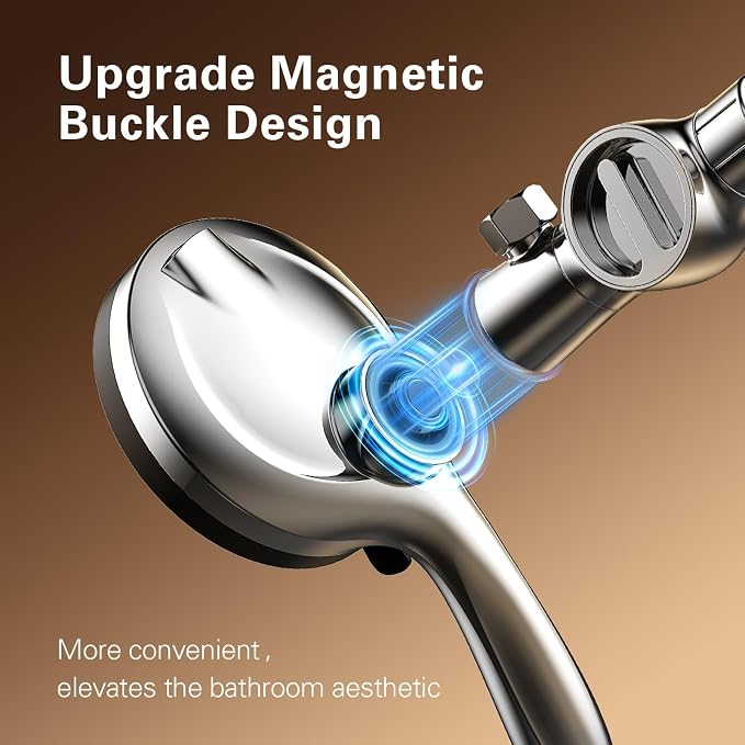Denkee Filtered Shower Head High Pressure, 12 Inch Rain Shower Heads - Image 5