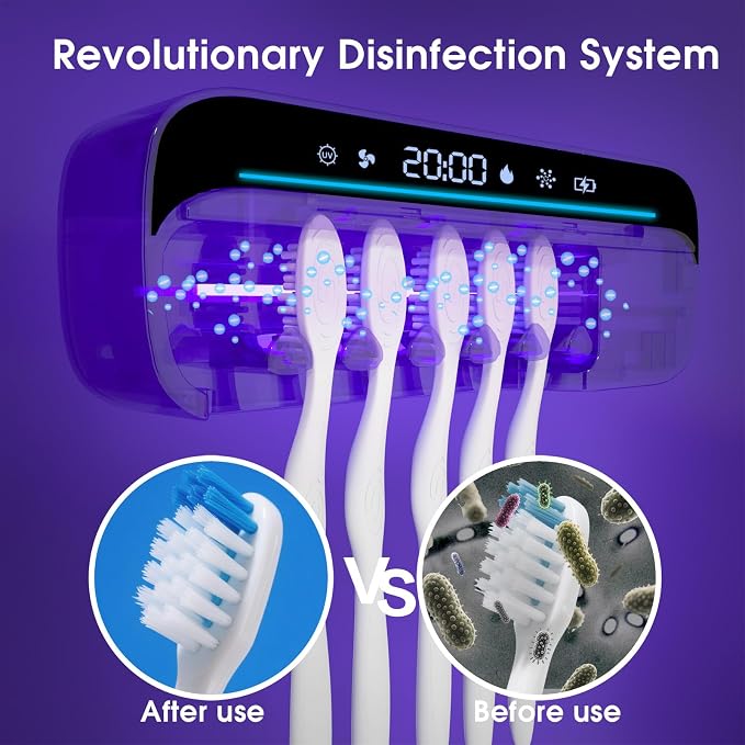 iHave Toothbrush Sanitizer and Holder, UV Toothbrush Holders - Image 2