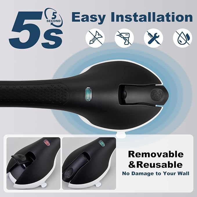 Shower Grab Bar 2 PCS Suction Grab Bars - Image 5