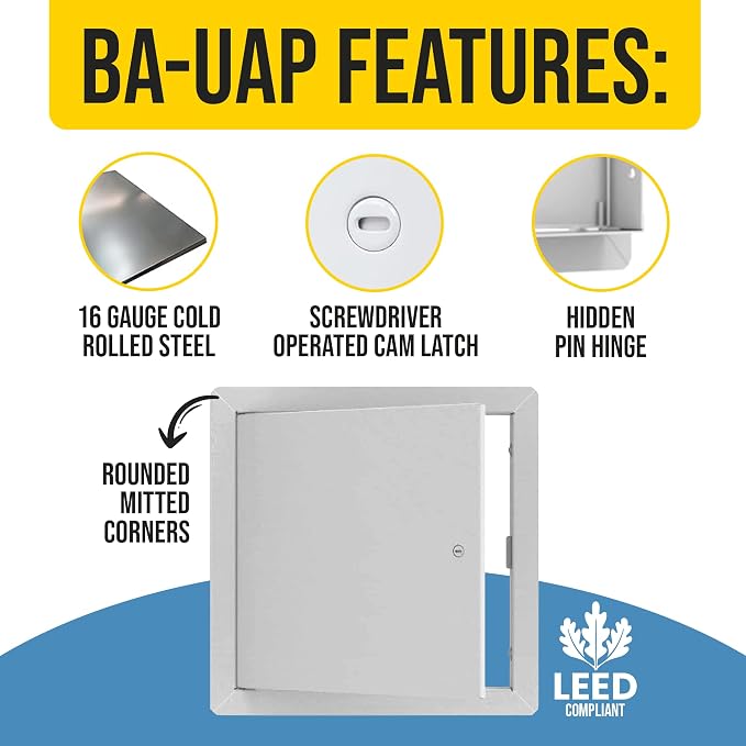 Best 22" x 30" Universal Access Panel – Flush Steel Door - Image 2