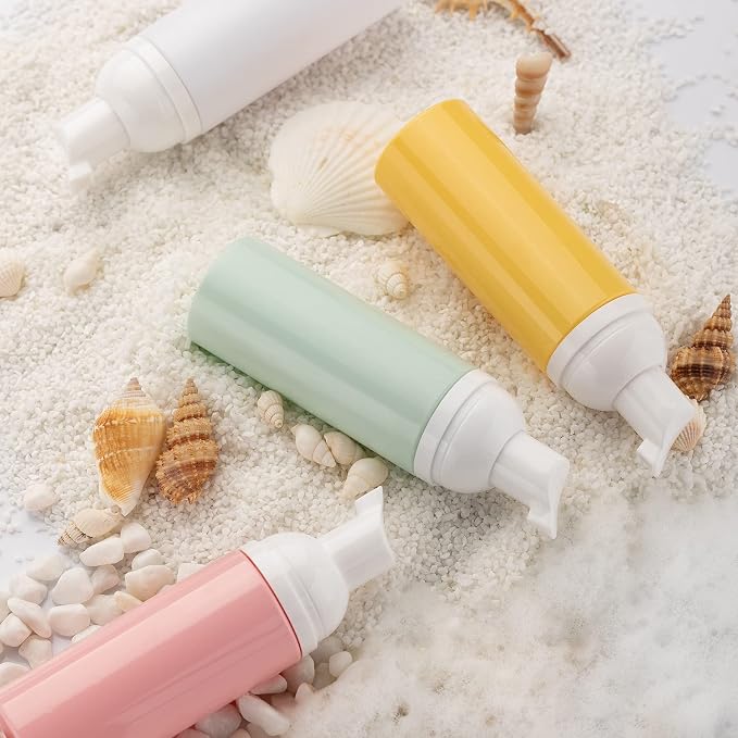 Tekson 10PCS Soap Foam Bottle, Empty Travel Foaming Lash Shampoo - Image 3