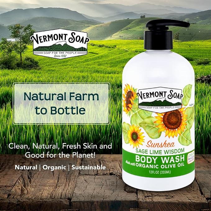VERMONT SOAP Body Wash, Natural Body Wash - Image 2