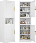 66.93" Tall Bathroom Storage Cabinet, Metal Storage Cabinet by GAIOUS