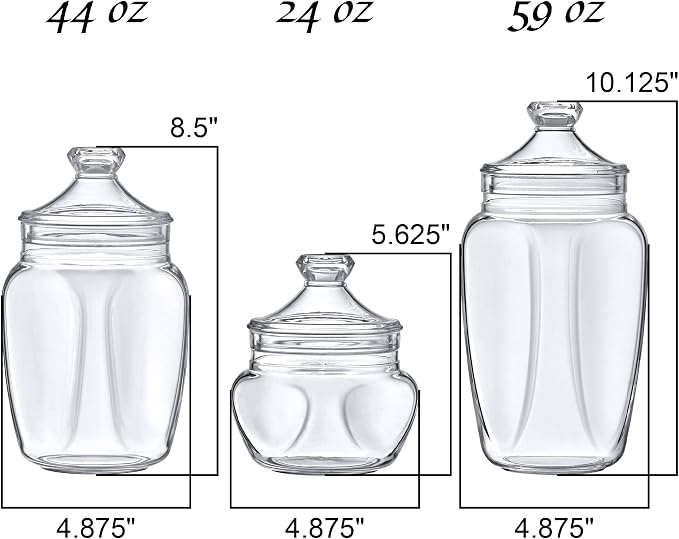 Amazing Abby - Embrace - Plastic Bathroom Canisters, Acrylic Apothecary Jars - Image 4