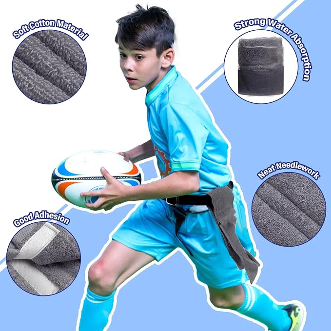 Shimeyao 2 Pcs Cotton Sports Football Towel - Image 3
