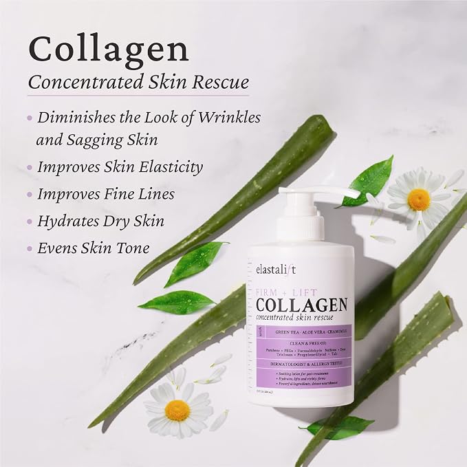 Elastalift Collagen Body Cream + Hyaluronic Acid Lotion Skin Care Set, Anti - Image 3