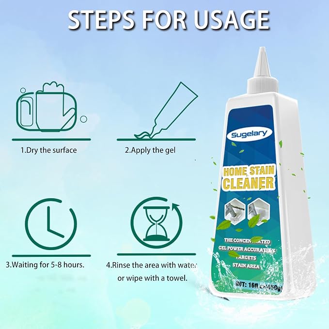 Sugelary Household Washing Machine Cleaner, Home Remover Gel - Image 5