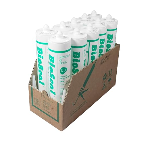 Clear BioSeal 100% Silicone Sealant Caulk Kitchen and Bath Grade, Waterproof - Image 2