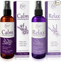Lavender Spray Aromatherapy Mist Set of 2 – Natural Linen & Pillow Spray by BrookethorneNaturals