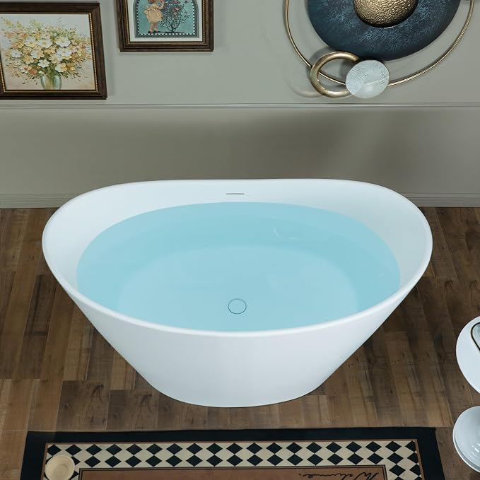 WOODBRIDGE 59 in. x 29.13 in. Stone Resin Luxury Contemporary Solid Surface - Image 4
