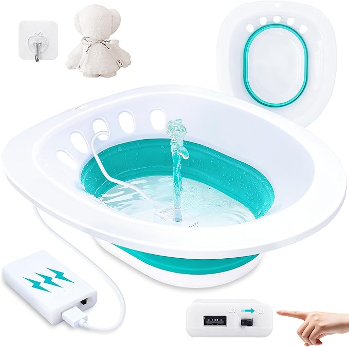 Electric Sitz Bath, Sitz Bath for Hemorrhoids, Sitz Bath for Toilet Seat by TINGHUI