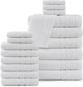 Casa Platino 100% Cotton Luxury Bathroom Towel Set by CasaPlatino