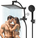 Hibbent All Metal Shower Head, 10 Sprays, Showerhead Holder, Oil Rubbed Bronze by Hibbent