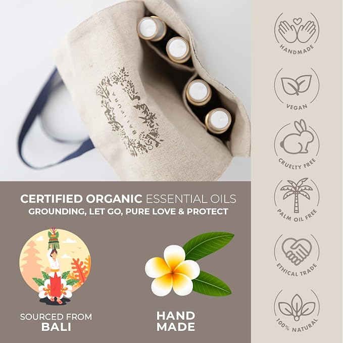 BALIPURA - 4 pc Variety Aura Cleansing Sprays Infused - Organic Essential Oils - Image 5