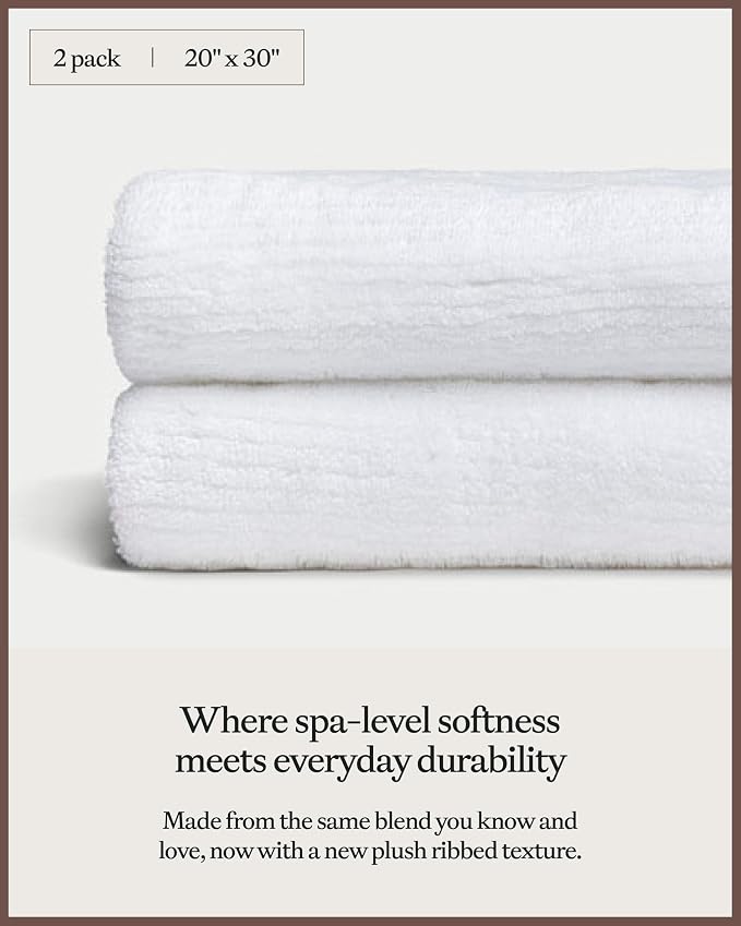 Cozy Earth Ribbed Hand Towel Set - Image 3