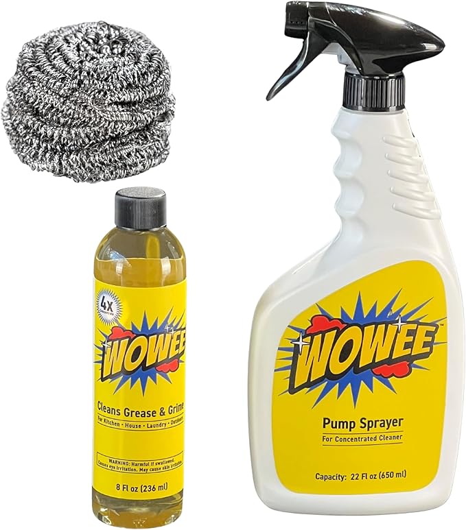 Wowee 8 fl oz Concentrated Heavy Duty Degreaser – All-Purpose Cleaner by Wowee