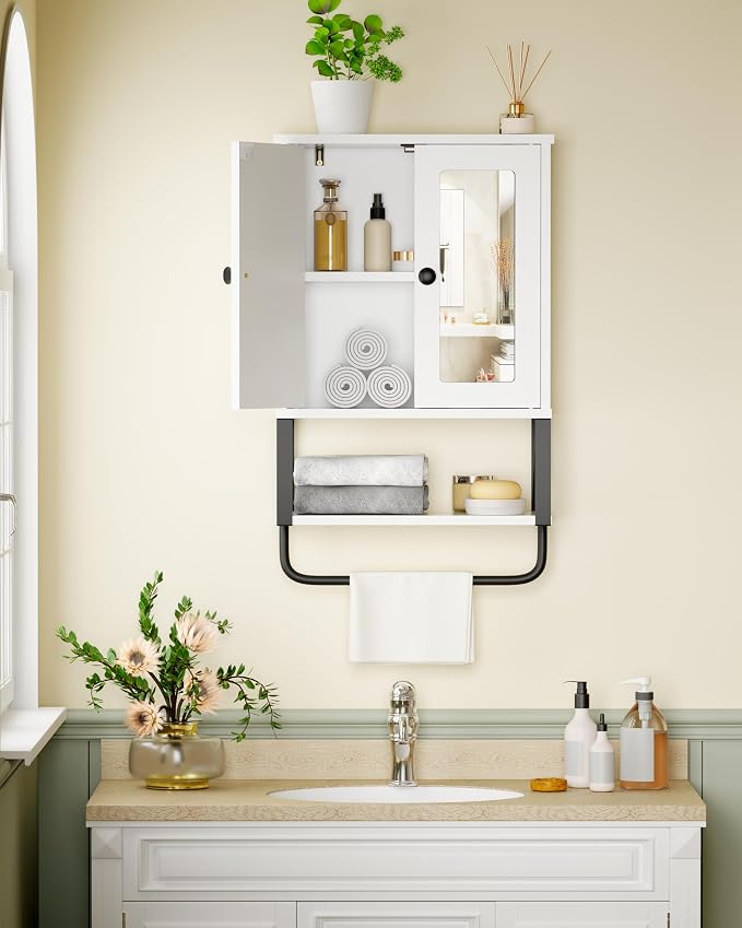BEWISHOME Medicine Cabinet, Bathroom Wall Cabinet - Image 2