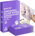 HICC PET Glove Wipes Pro | Pet Grooming Wipes by HICCPET