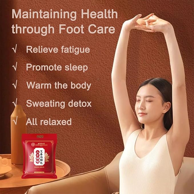 30 Pack Natural Plant Blend Detox Foot Soak Spa - 900g Natural Chinese Herbs - Image 2