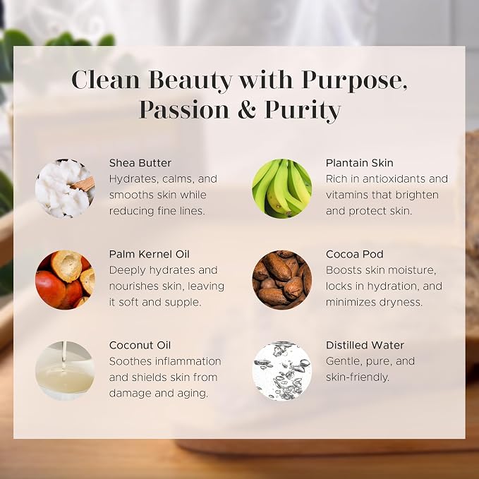 era of nature Best Raw ORGANIC AFRICAN BLACK SOAP, - Image 2