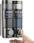 Shampoo and Conditioner Dispenser, GlintGath Shower Dispenser 2 Chamber No by GlintGath