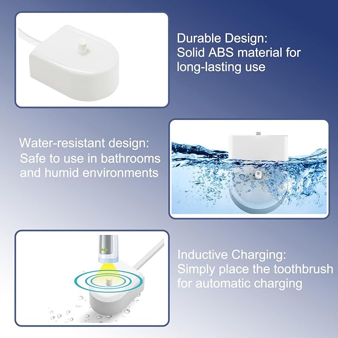 Charger Base Compatible with Philips Sonicare 4100 5100 5300 6100 6500 HX6100 - Image 5