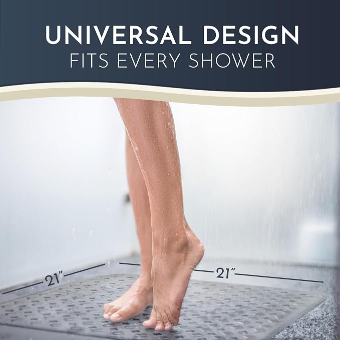 homerella® Shower Mat Non Slip Anti Mold, Non Slip Shower Mats - Image 2