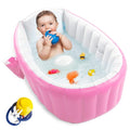 Inflatable Baby Bathtub, Portable Infant Toddler Bathing Tub Non Slip Travel by EZYCOK