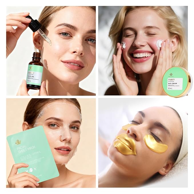 Tea Tree 23 Pcs Facial Skin Care Set, Bath and Body Gifts - Image 2