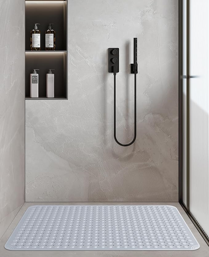 Yolife Extra Large TPE Shower Mat, 47.2" L x 31.5" W Anti Slip Bath Mat - Image 6
