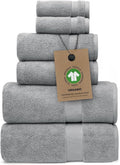 100% Organic Zero-Twist Cotton Towels by AlusaHome