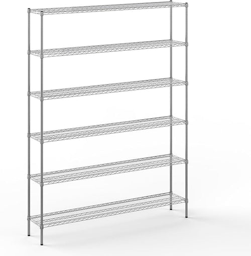 14" Deep x 72" Wide x 96" Height Wire Shelving Kit | 6-Tier | NSF Commercial by Regal+Altair